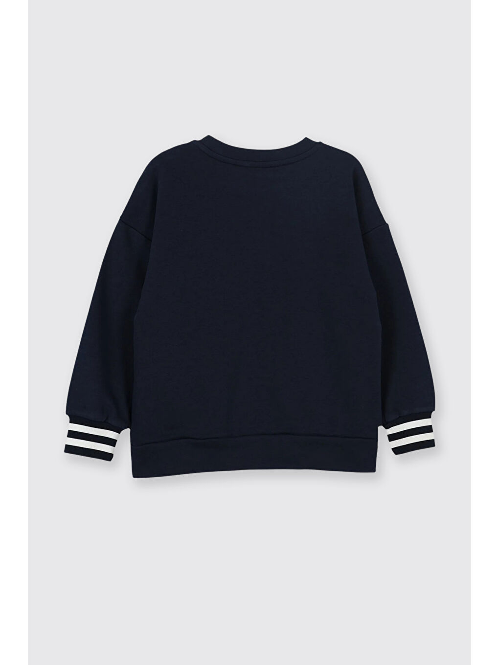Erkek Çocuk Yumuşak Dokulu Örme Lacivert Sweatshirt-5