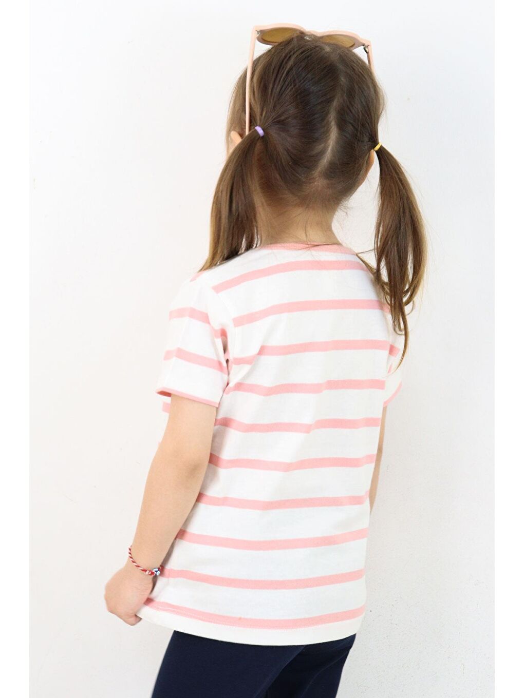 Kız Bebek Tişört Patlı Çizgili Ekru (1-1.5 Yaş)-2