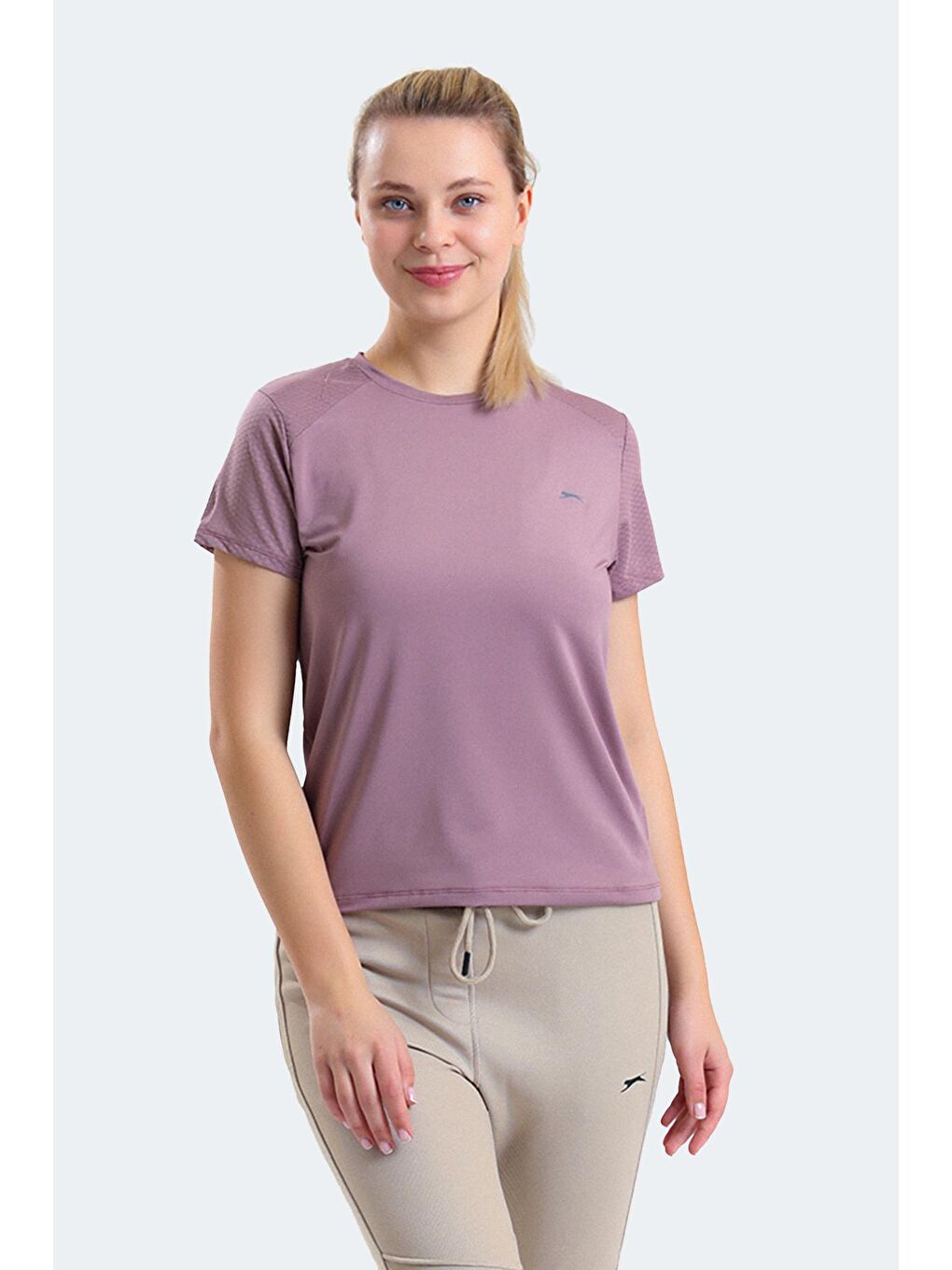 SLAZENGER Mor RAIL Kadın T-Shirt Mor