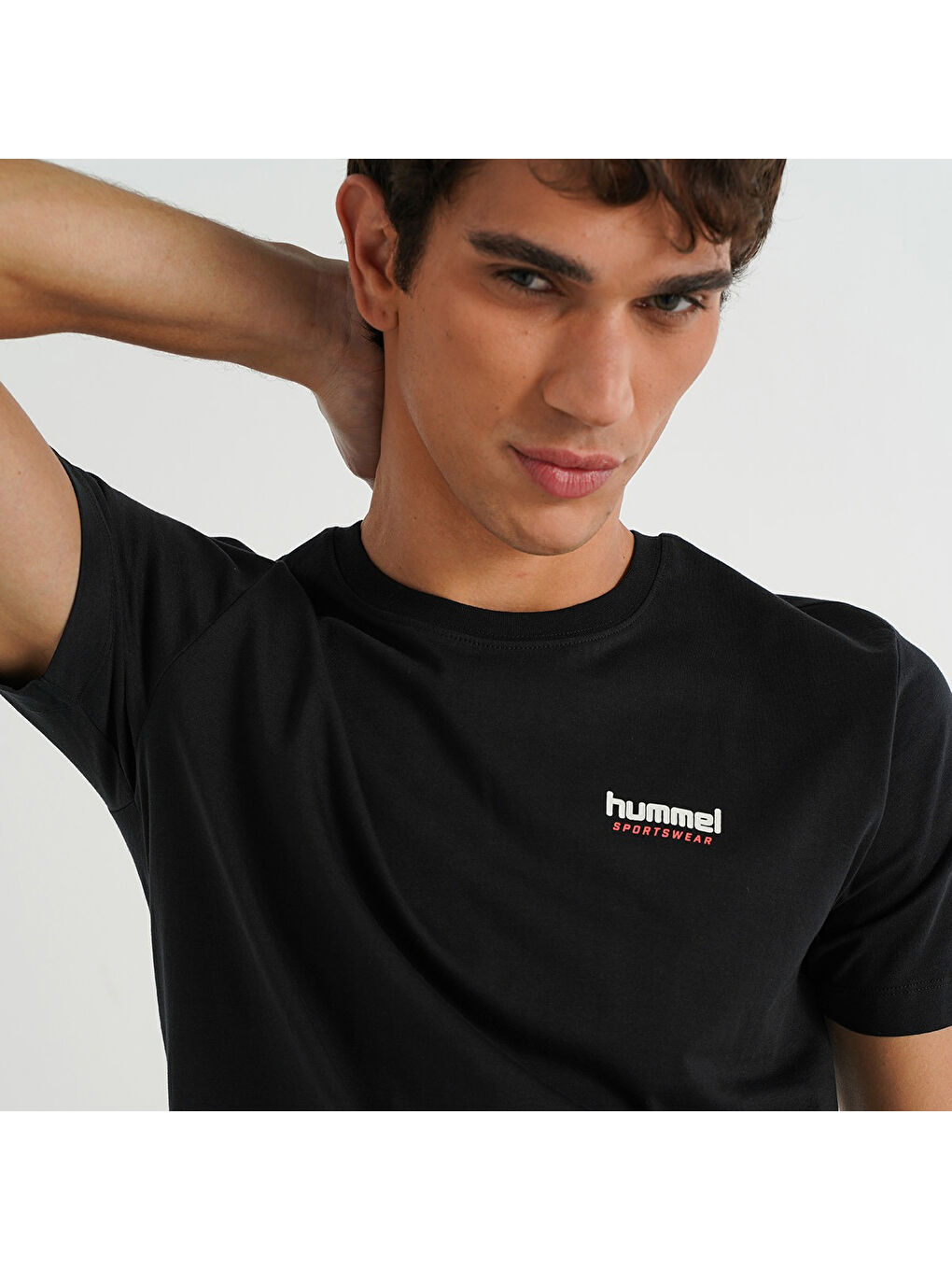 Member Erkek Siyah Yuvarlak Yaka Tişört-2