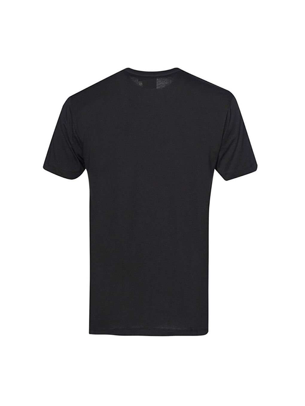 Member Erkek Siyah Yuvarlak Yaka Tişört-4
