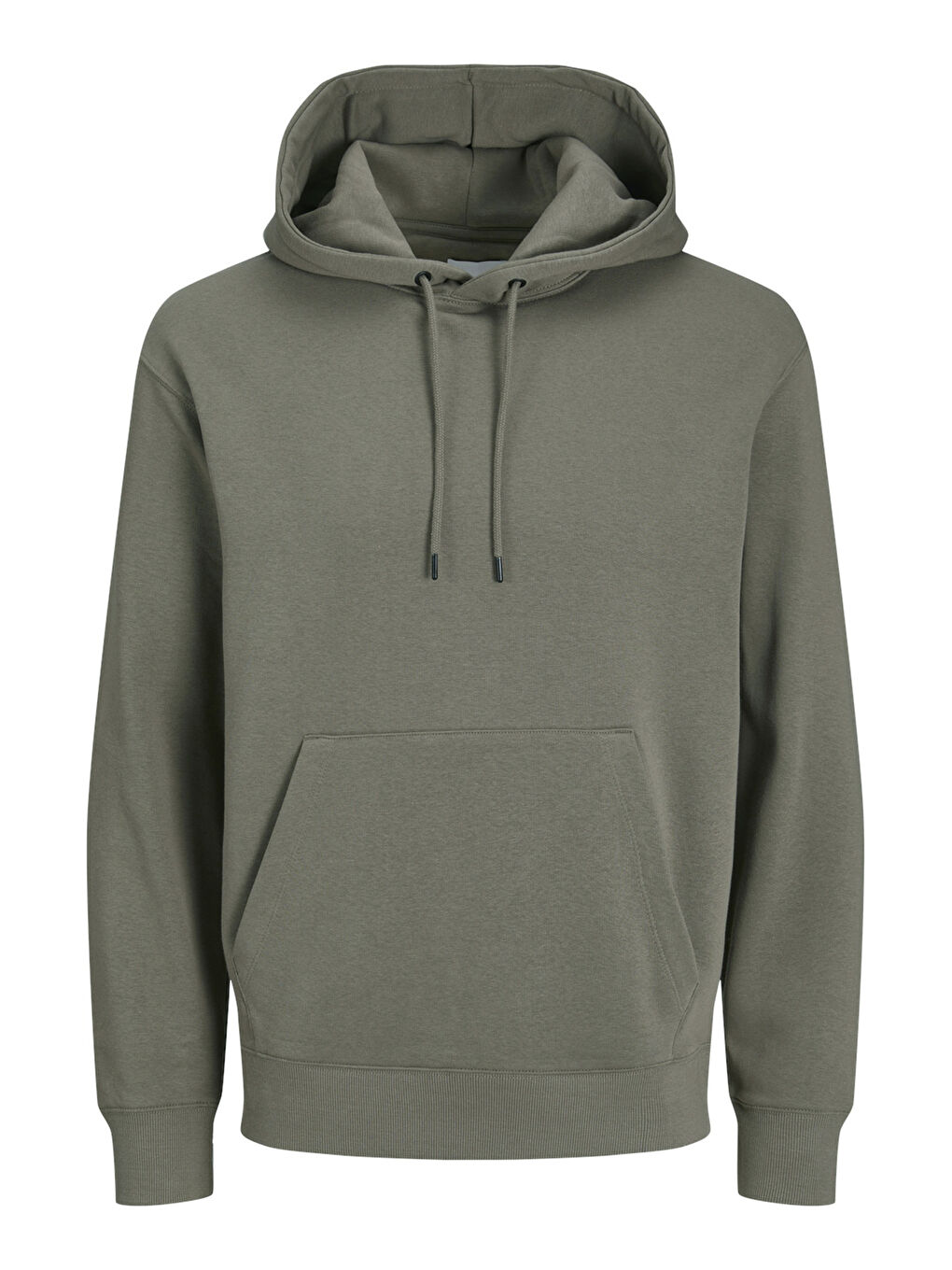 Yeşil Essentials Jjestar Pamuklu Kapüşonlu  Erkek Hoodie 12208157-5