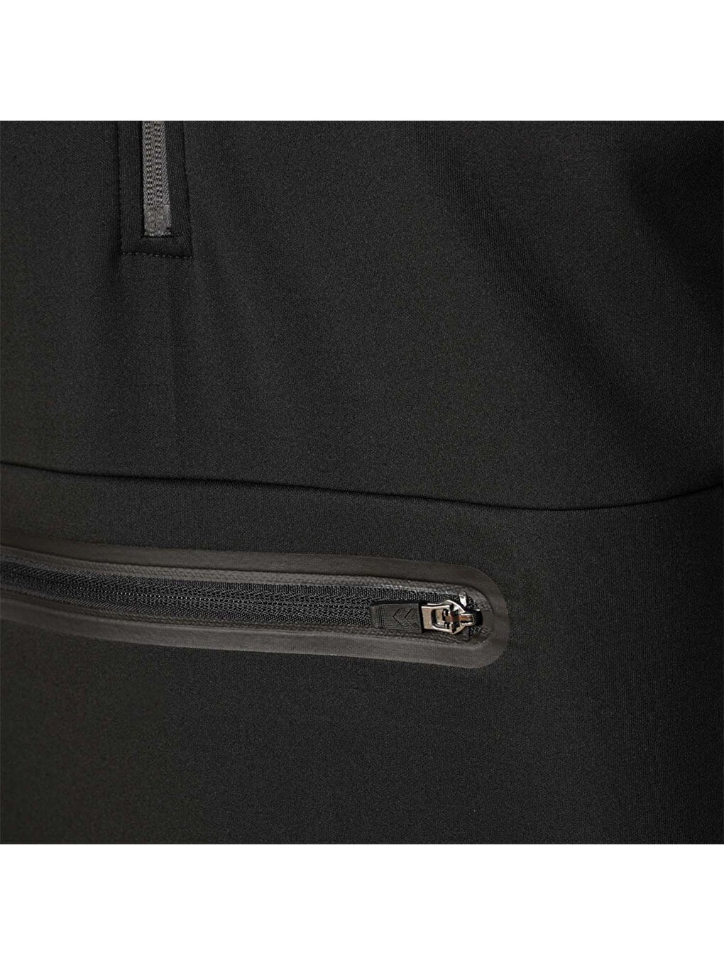 Loton Zip Neck Erkek Siyah Dik Yaka Sweatshirt-4