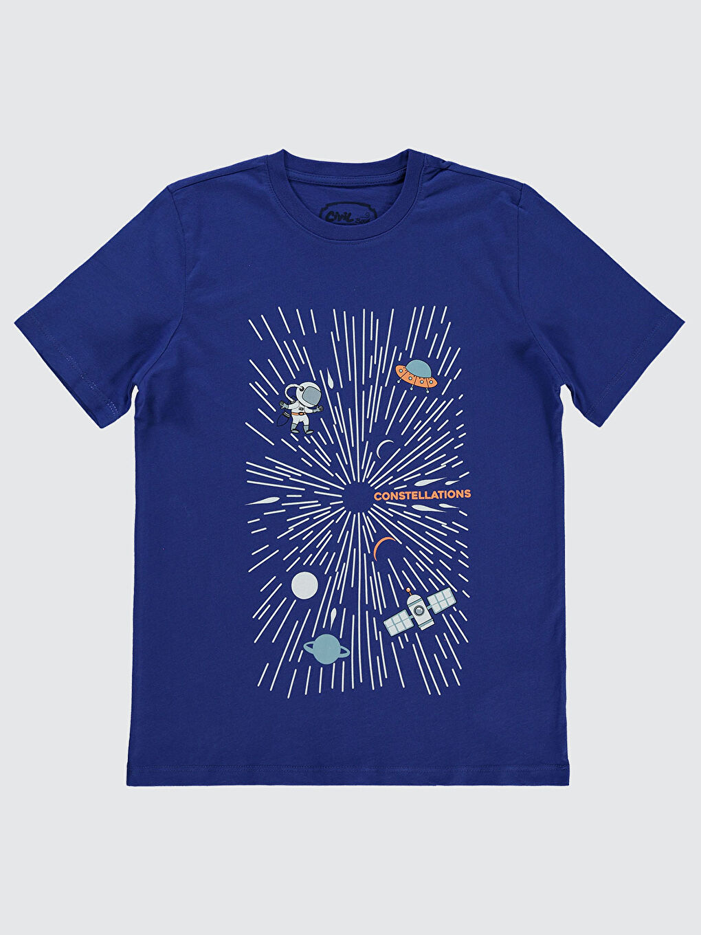 Boys Erkek Çocuk Tişört 10-13 Yaş Açık Lacivert