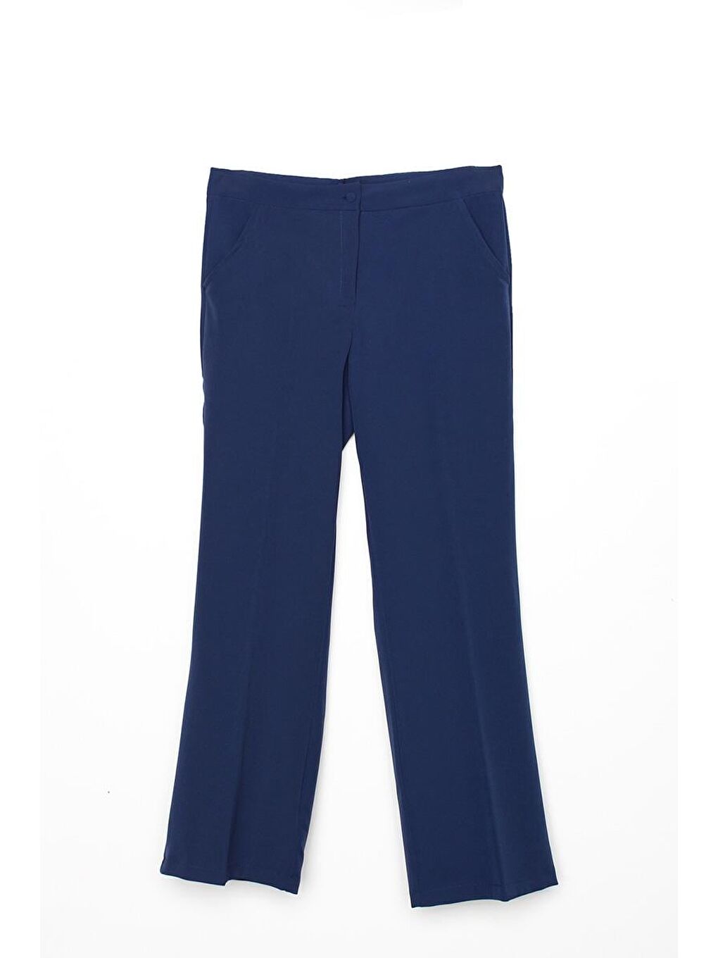 İndigo-Cepli Bol Paça Pantolon-5