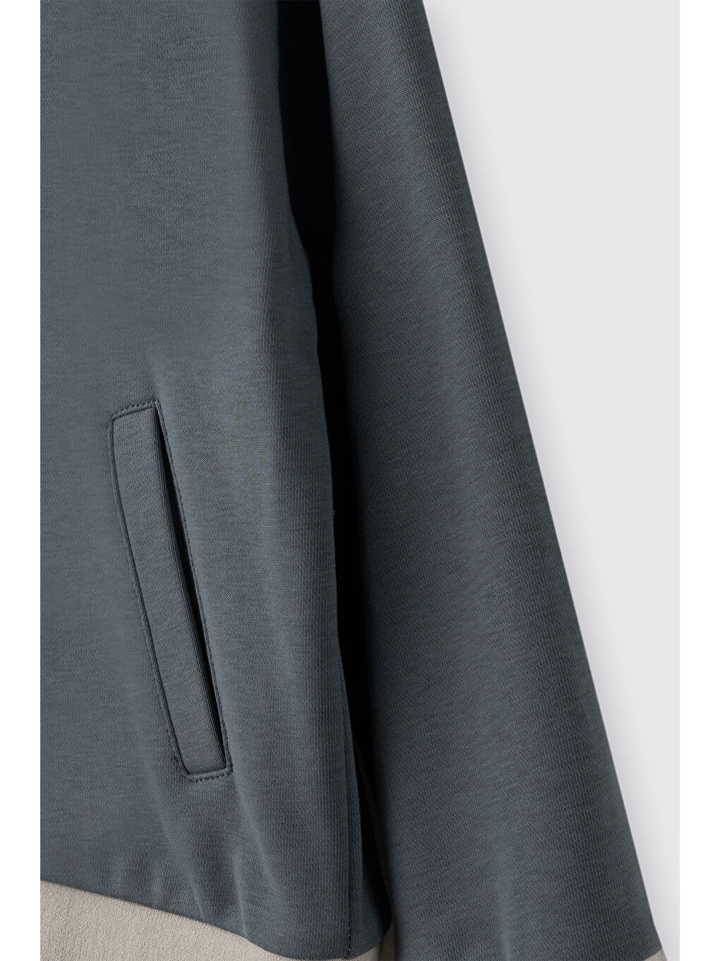 Erkek Çocuk Kapüşonlu Petrol Sweatshirt-3