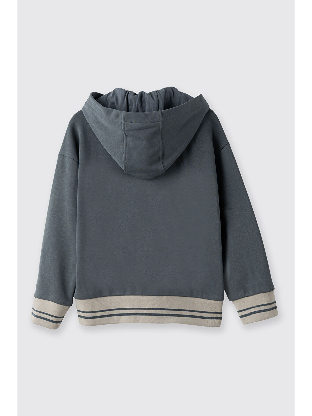 Erkek Çocuk Kapüşonlu Petrol Sweatshirt-5