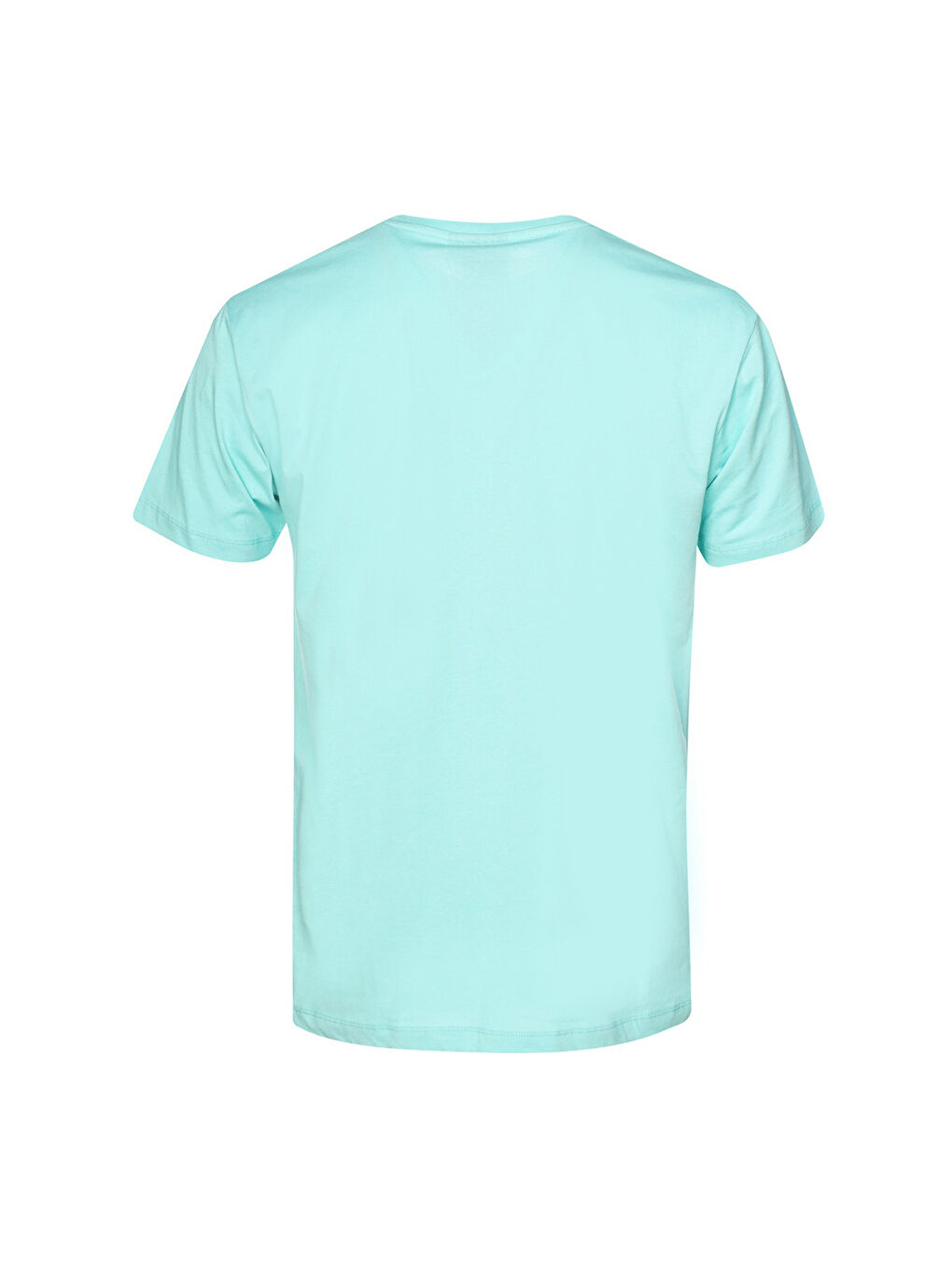 Member Erkek Mavi Yuvarlak Yaka Spor Tişört-4