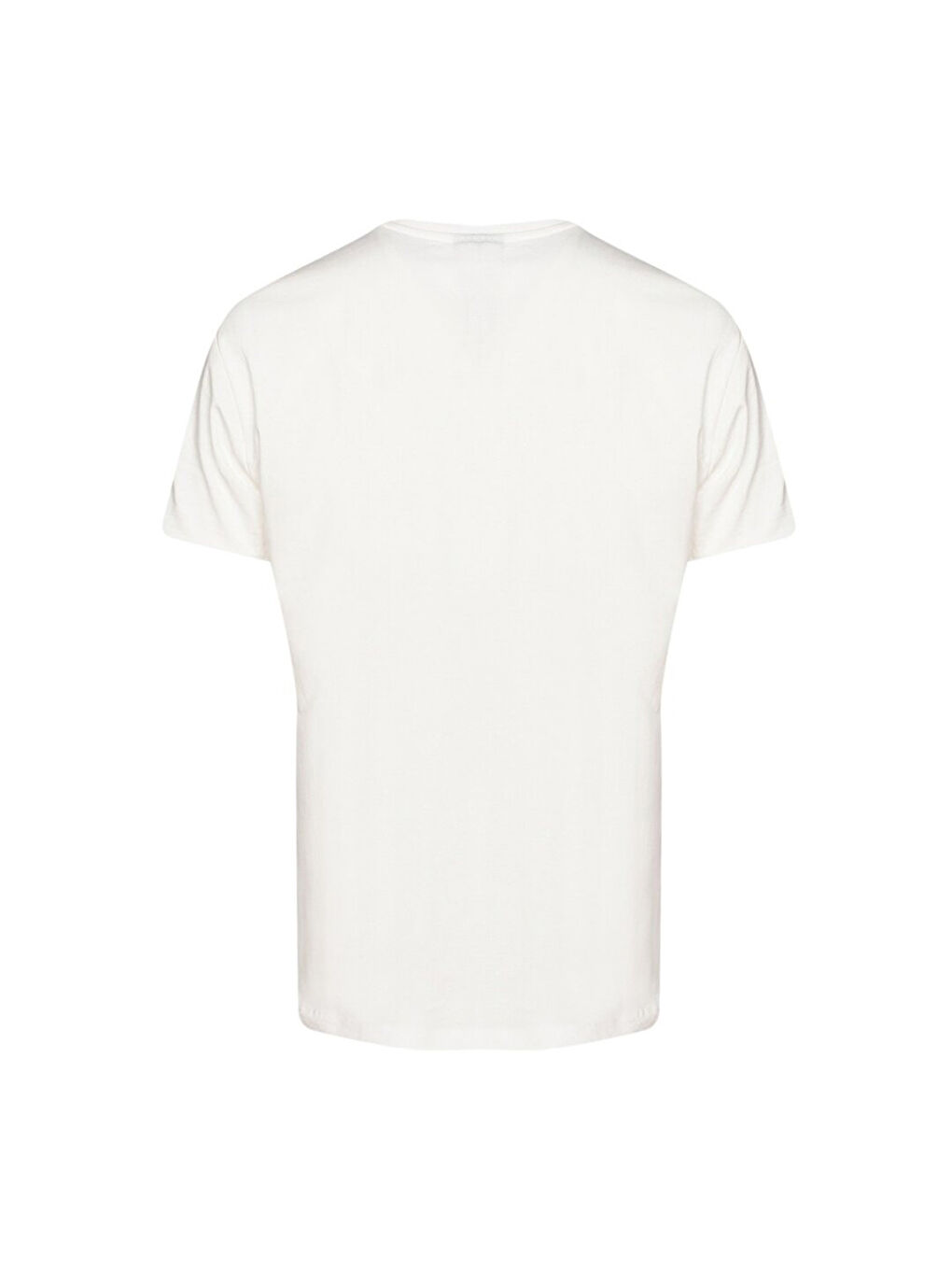 Member Erkek Beyaz Yuvarlak Yaka Tişört-4