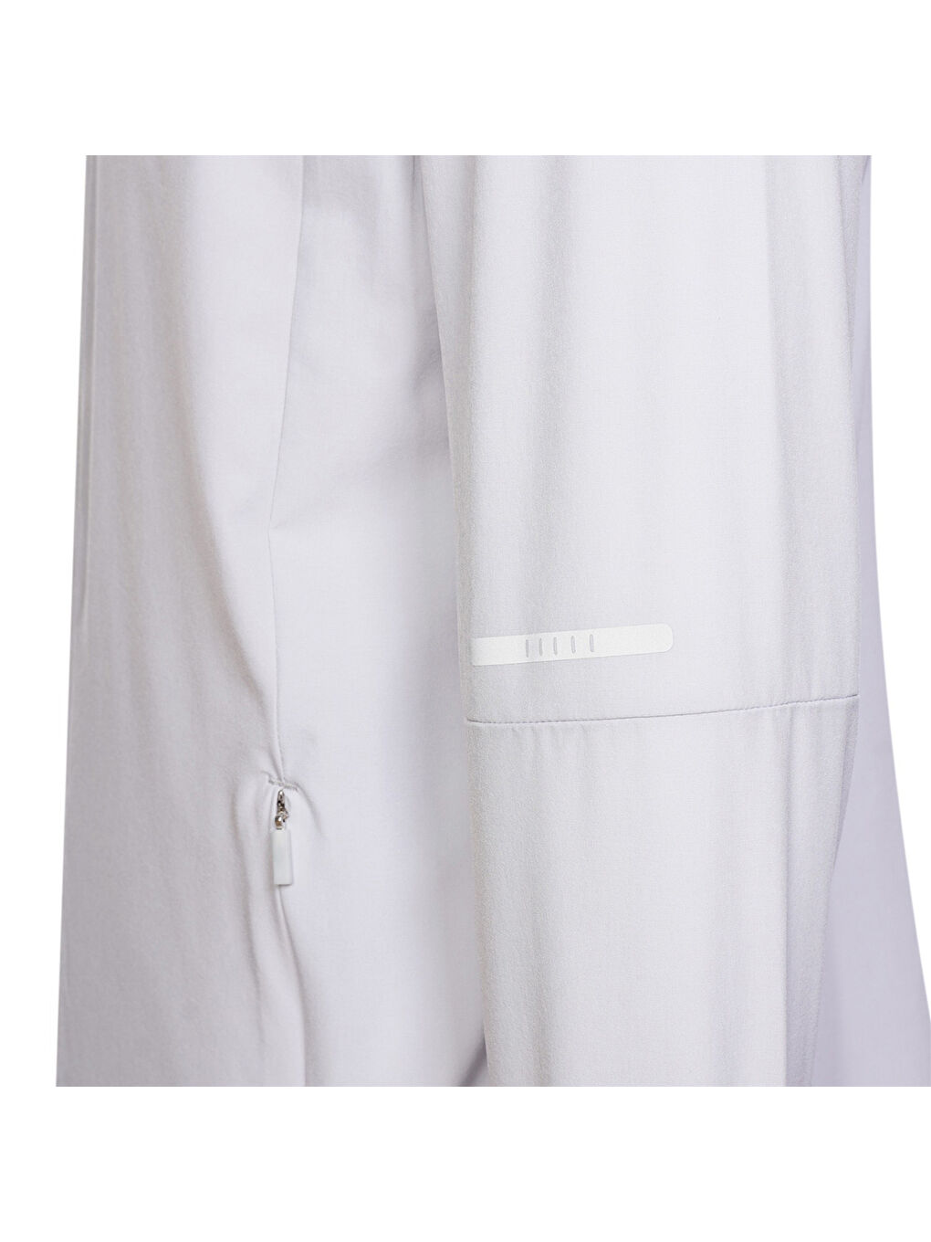 James Erkek Beyaz Dik Yaka Fermuarlı Sweatshirt-4