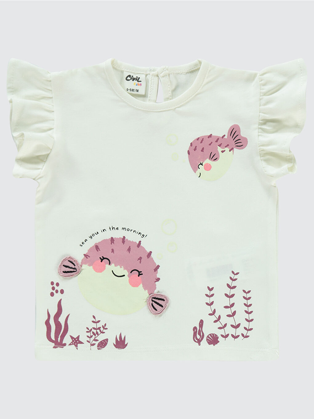 Baby Kız Bebek Takım 6-18 Ay Ekru-2