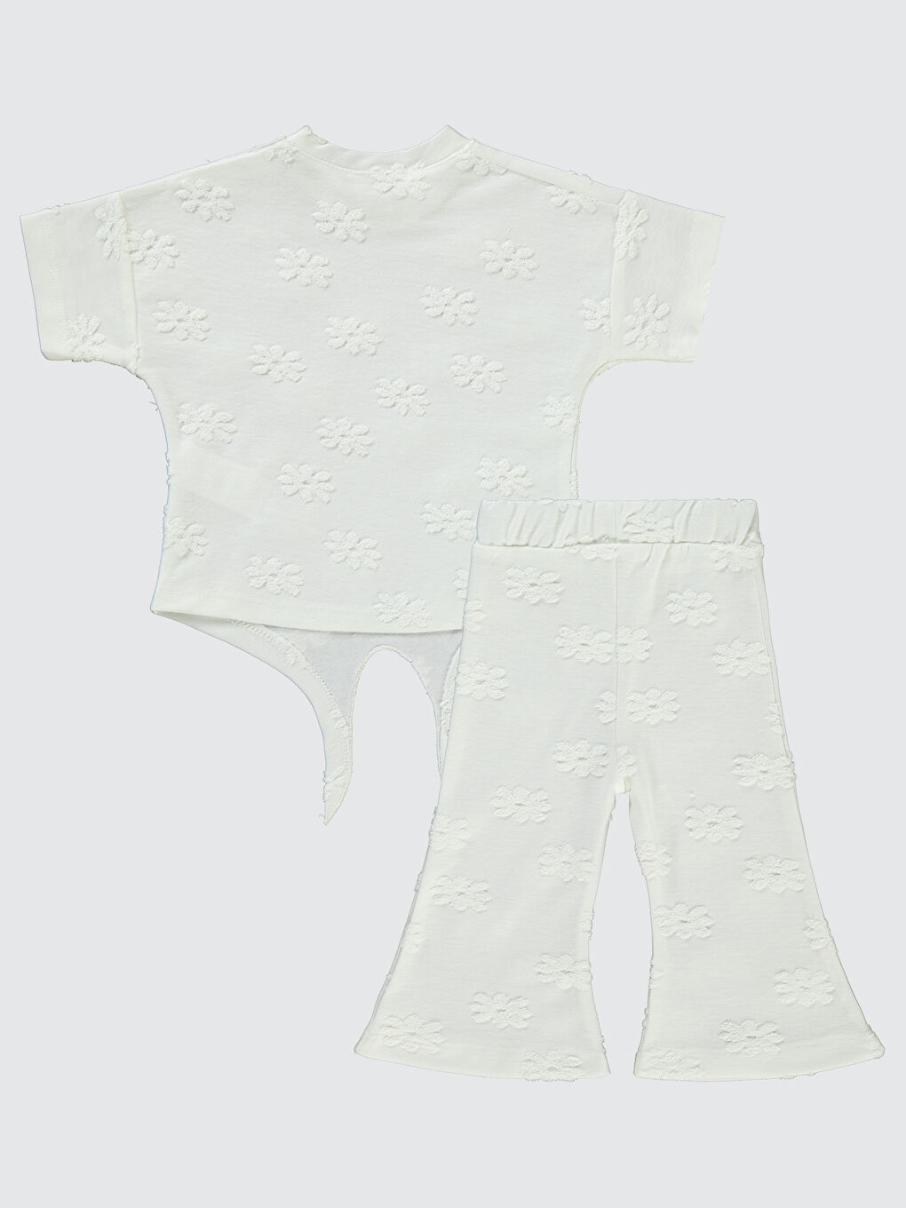 Baby Kız Bebek Takım 6-18 Ay Ekru-1