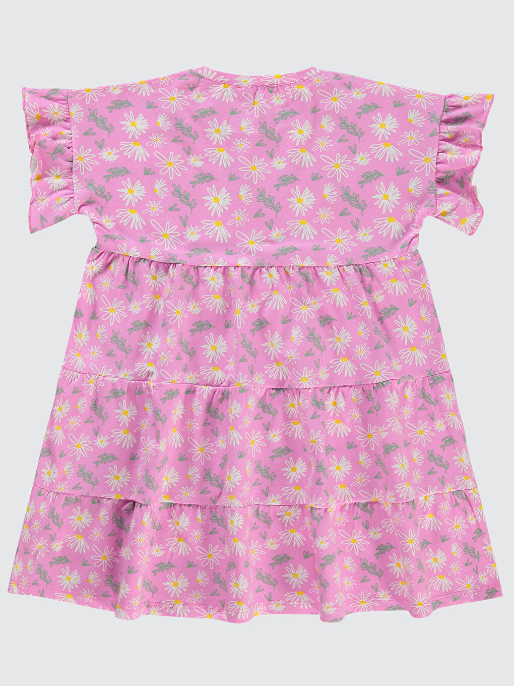 Girls Kız Çocuk Elbise 6-9 Yaş Fondan Pembe-1