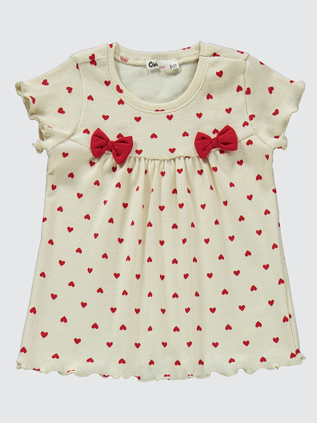 Bej Girls Kız Çocuk Takım 2-5 Yaş Fil Dişi-2