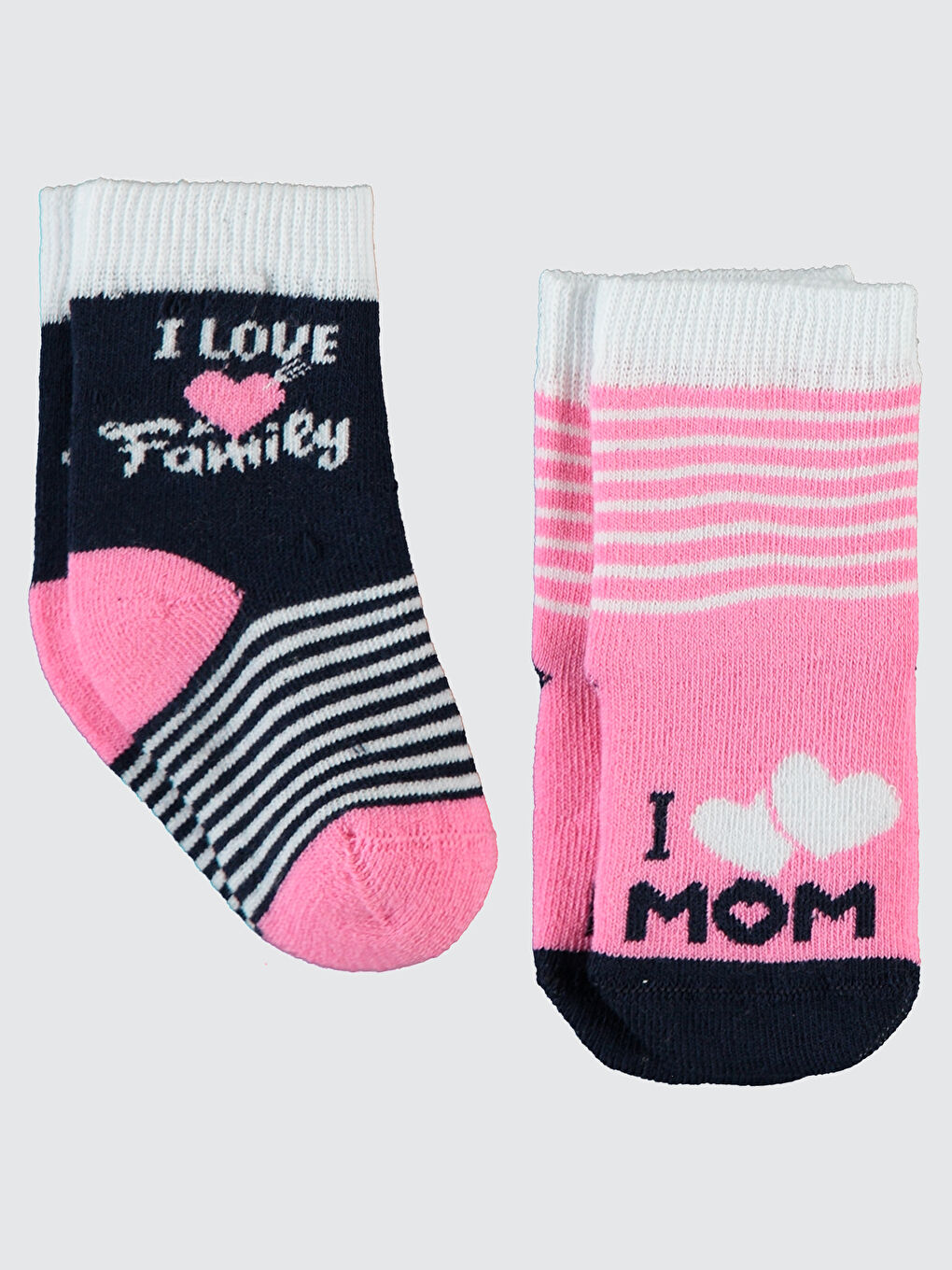 Kız Bebek Çorap Set 0-24 Ay Pembe