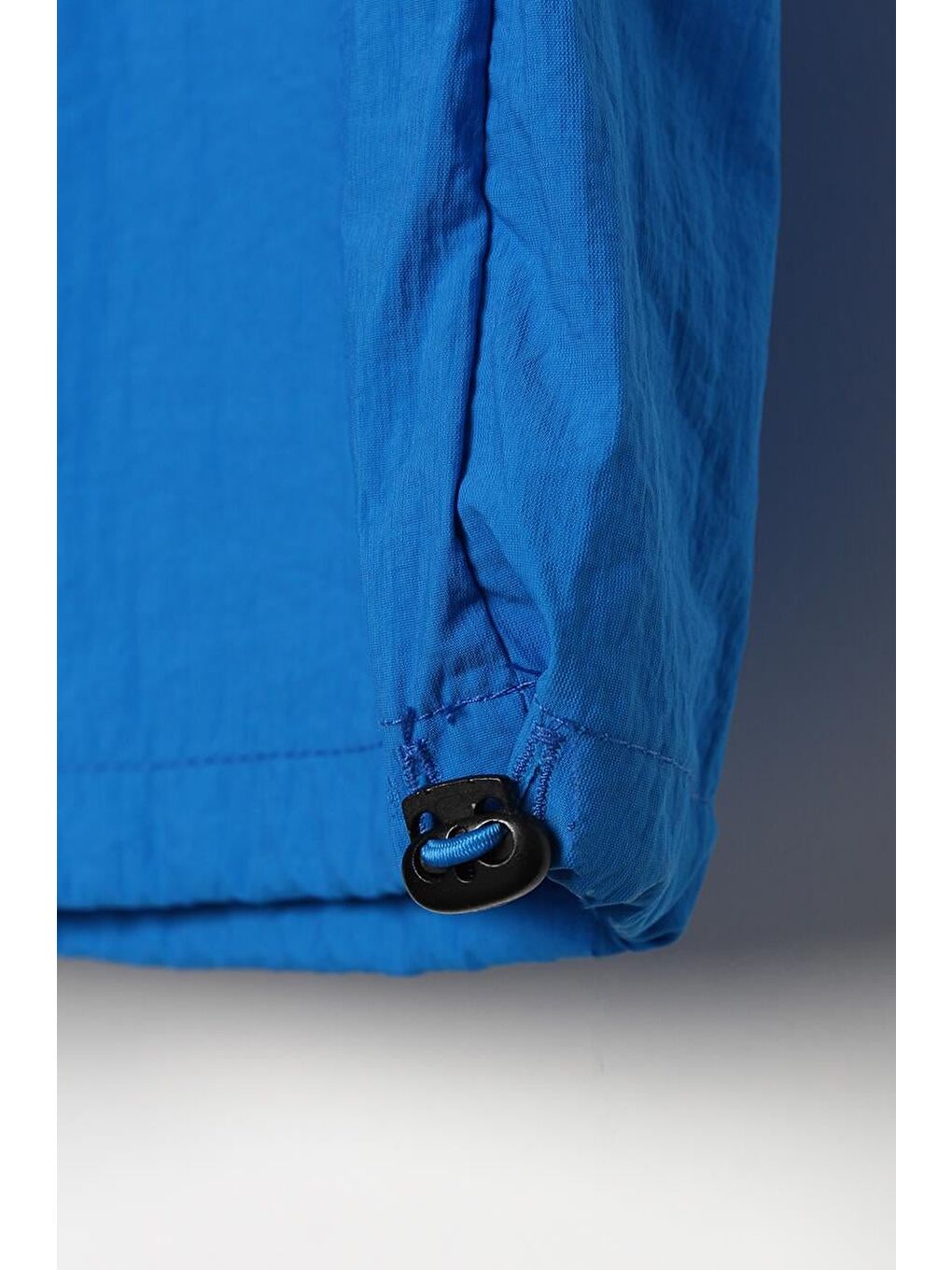 ALLDAY Mavi Saks-Kargo Cepli Paçası Büzgülü Paraşüt Pantolon - 5