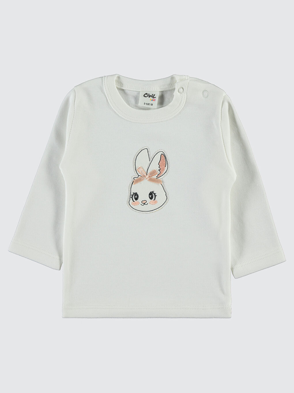 Pembe Baby Kız Bebek 3'lü Takım 6-18 Ay Pudra-1