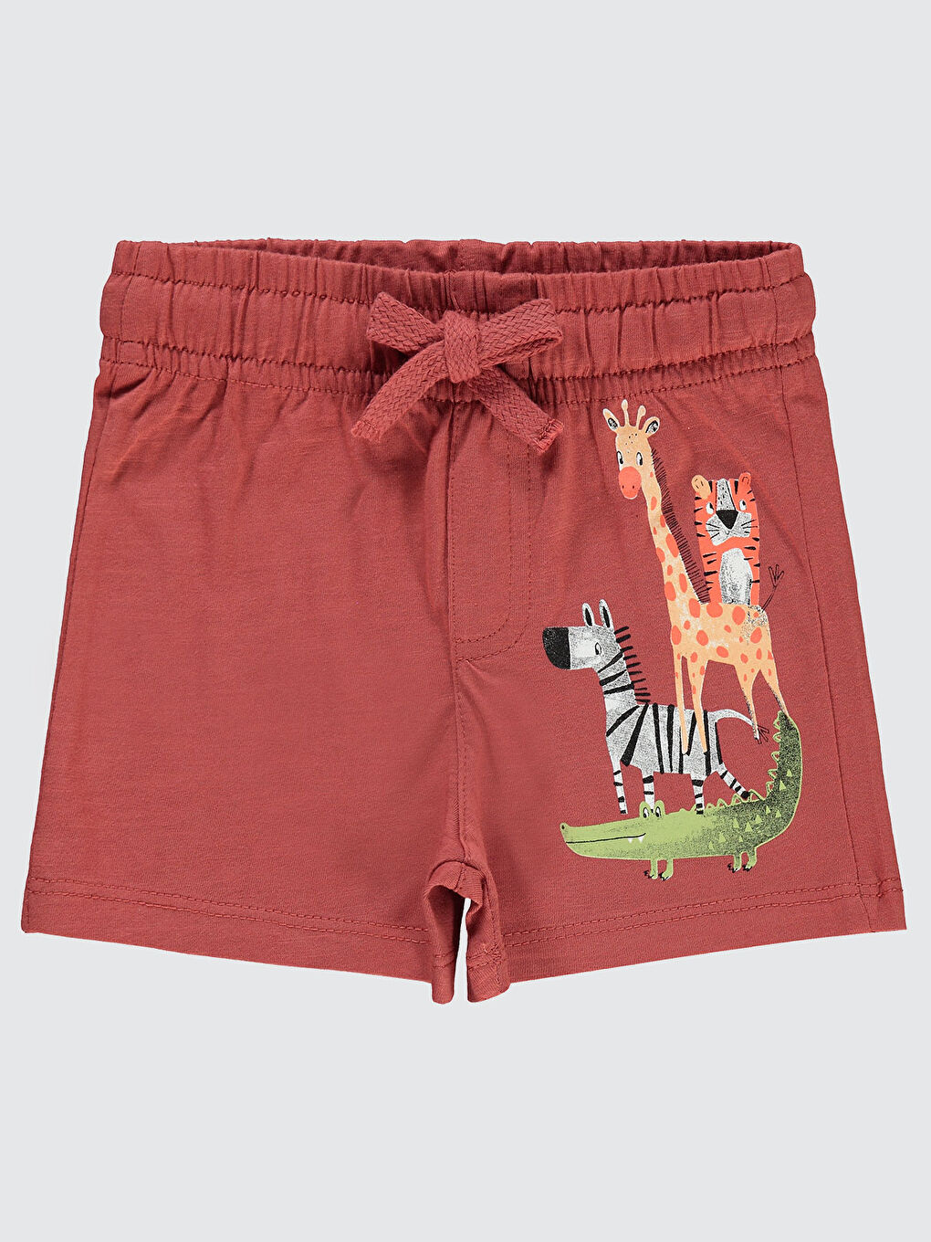 Kahverengi Boys Erkek Çocuk Şort 2-5 Yaş Kiremit