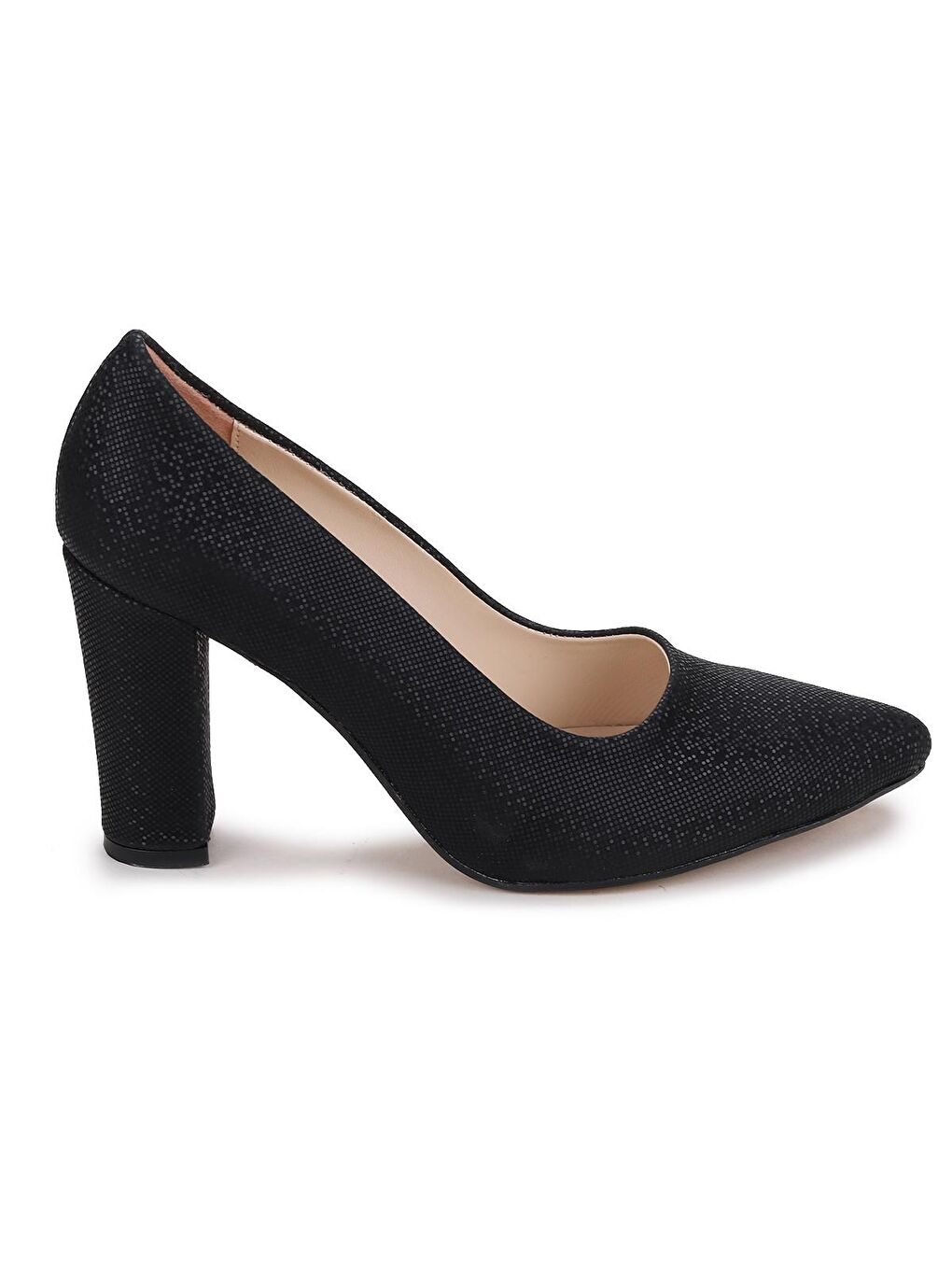Siyah Günlük 8 Cm Topuklu Kadın Ayakkabı 600.115 Mercan Kova-3