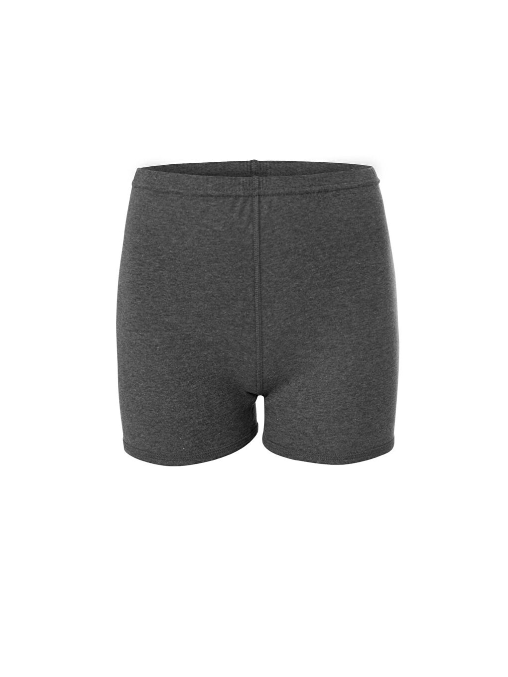 Antrasit Kadın Pamuklu Melanj Renkli Kısa Tayt 4271