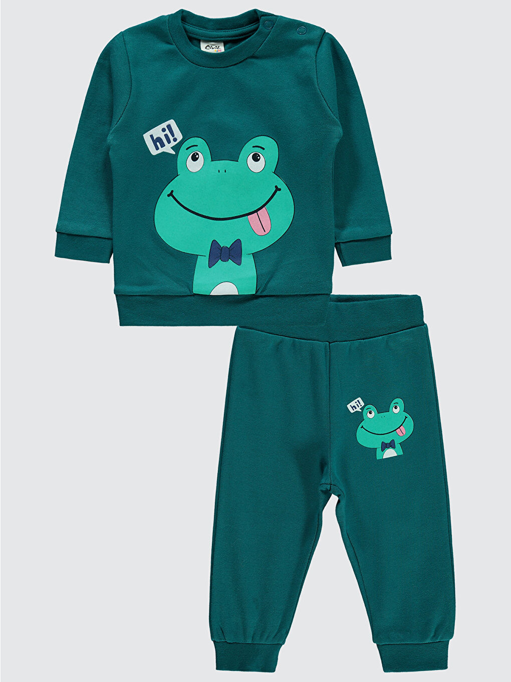 Baby Erkek Bebek Takım 6-18 Ay Petrol Yeşili