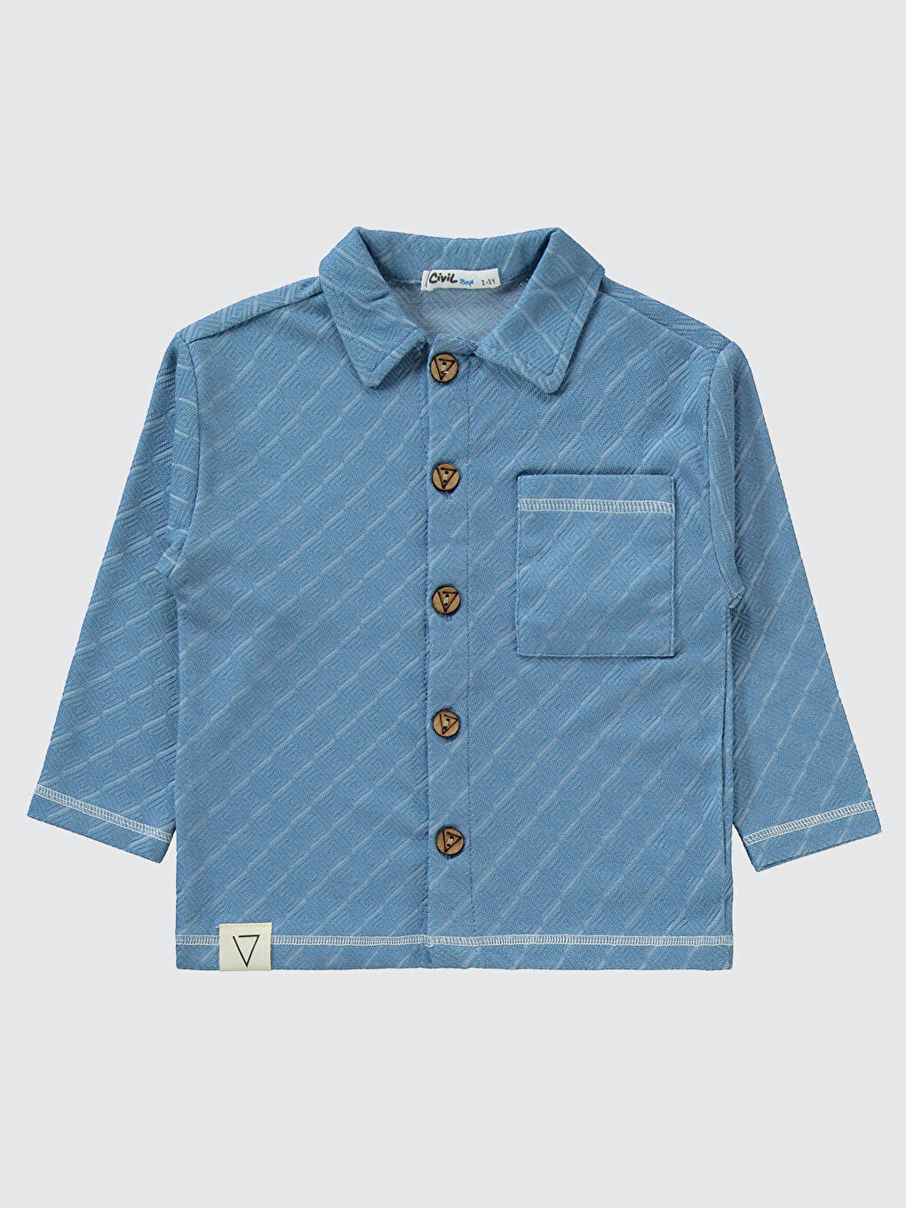 Erkek Çocuk Pijama Takımı 2-5 Yaş İndigo-2