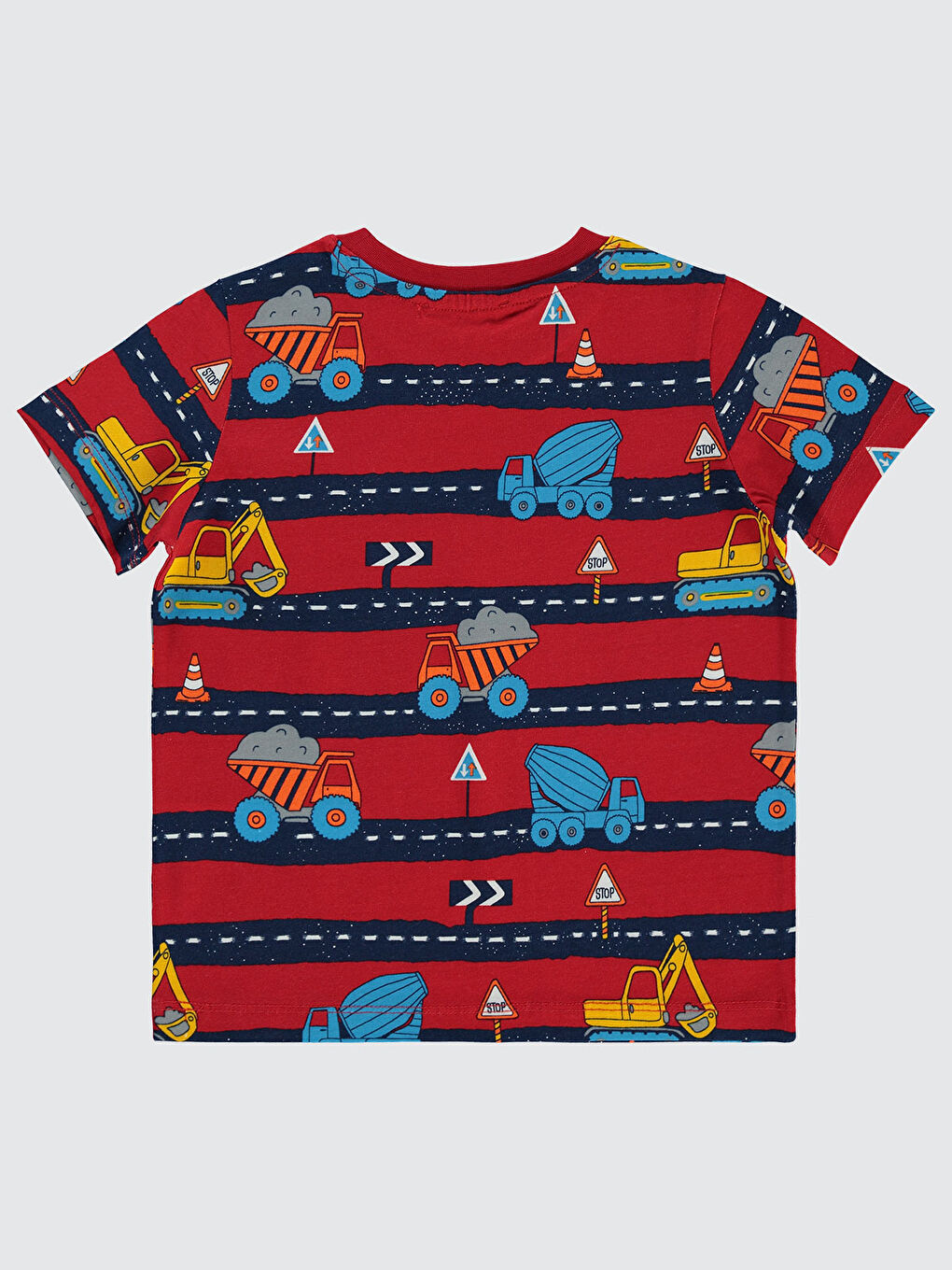 Boys Erkek Çocuk Tişört 2-5 Yaş Kırmızı-1