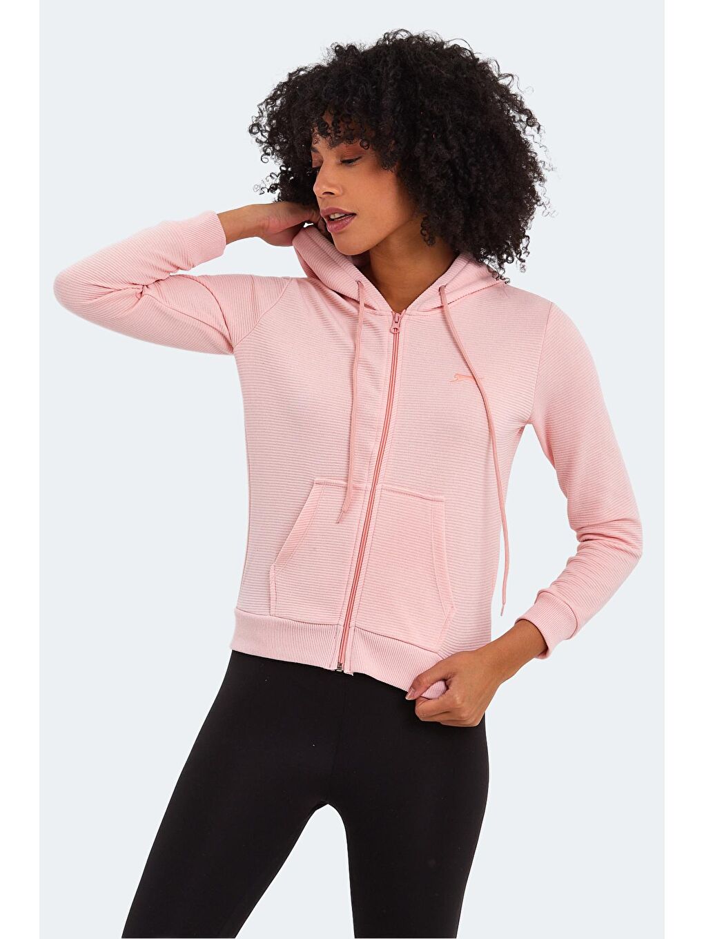 SLAZENGER Pudra Pembe PEMA I Kadın Sweatshirt Pudra - 4