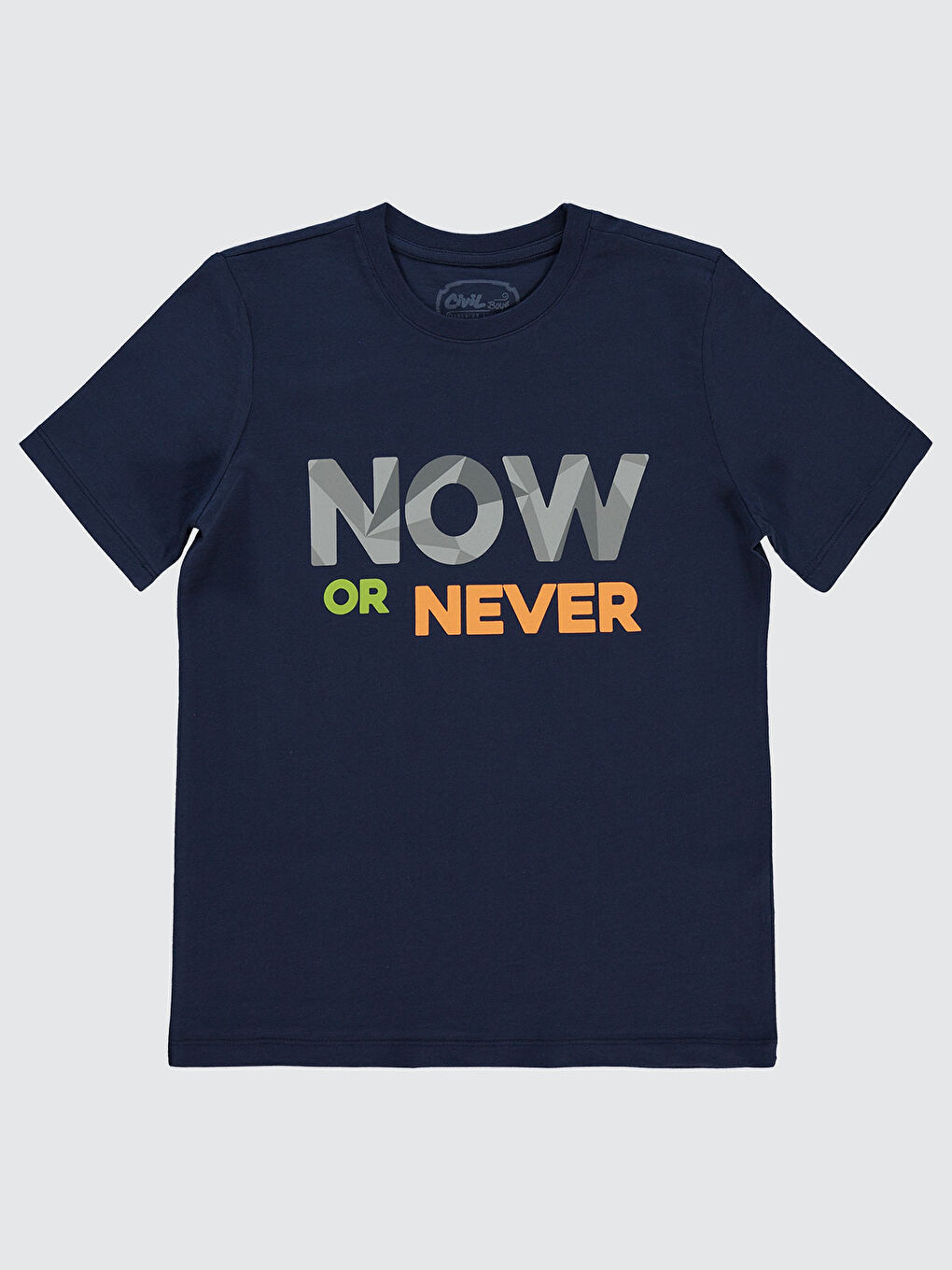 Boys Erkek Çocuk Tişört 10-13 Yaş Lacivert