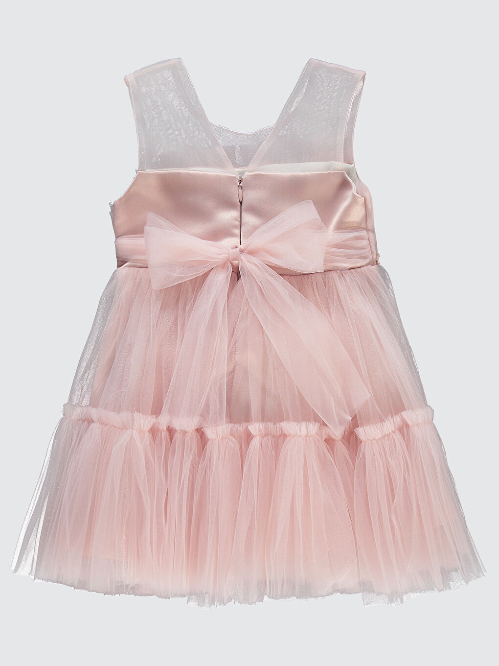 Pembe Girls Kız Çocuk Abiye 2-5 Yaş Pudra-1