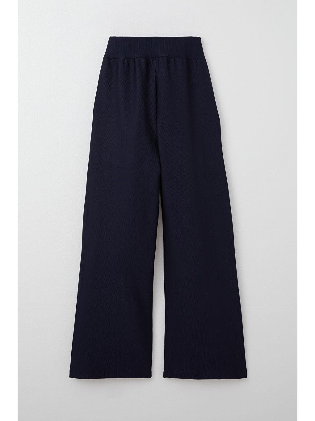 Kız Çocuk Pantolon Düğmeli Fermuarlı Lacivert (6-7 Yaş)-8