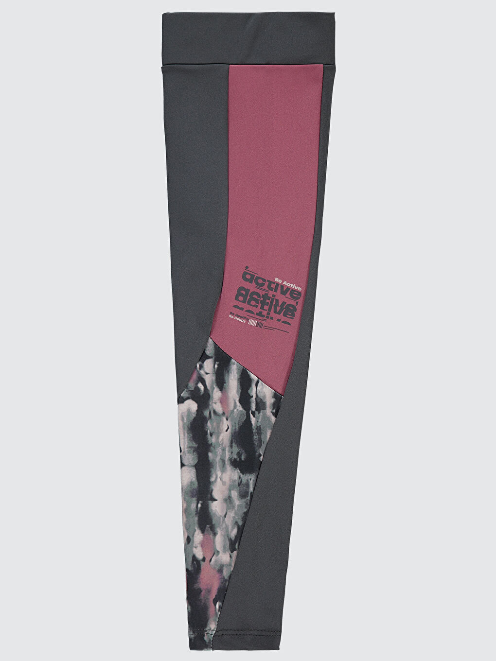 Gri Girls Kız Çocuk Tayt 6-9 Yaş Açık Füme-2