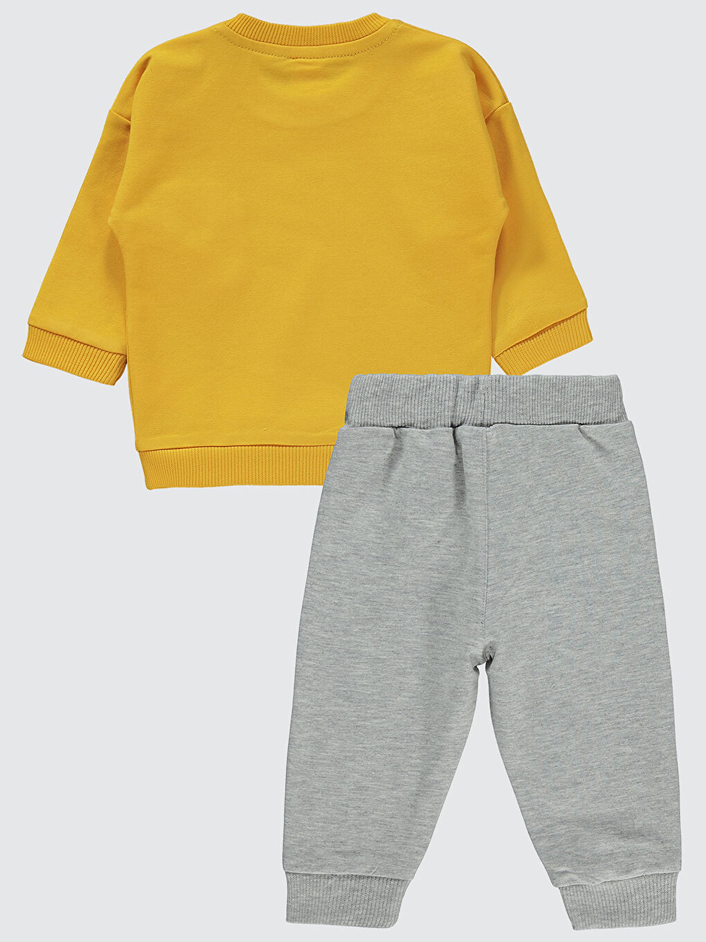 Kahverengi Baby Bebek Takım 6-18 Ay Hardal-1