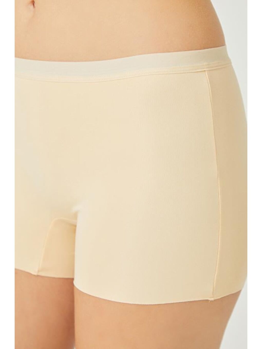 Karışık Basic Lazer Kesim Dikişsiz Kadın Boxer Külot 3'Lü Paket-5