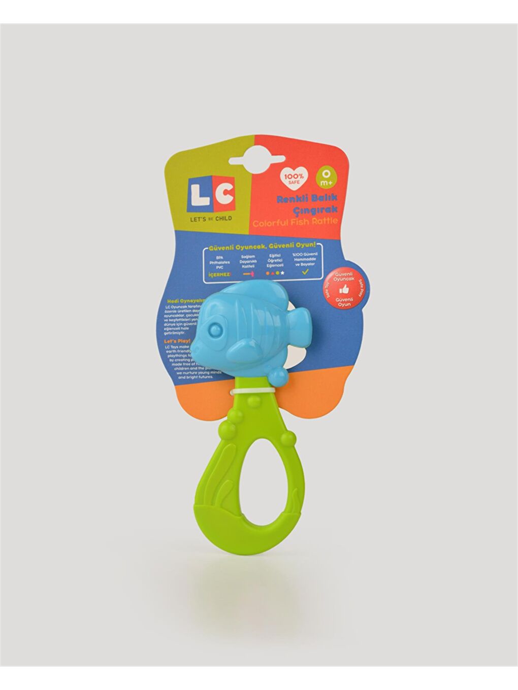 Çift Renkli Balık Çıngırak Yeşil-3