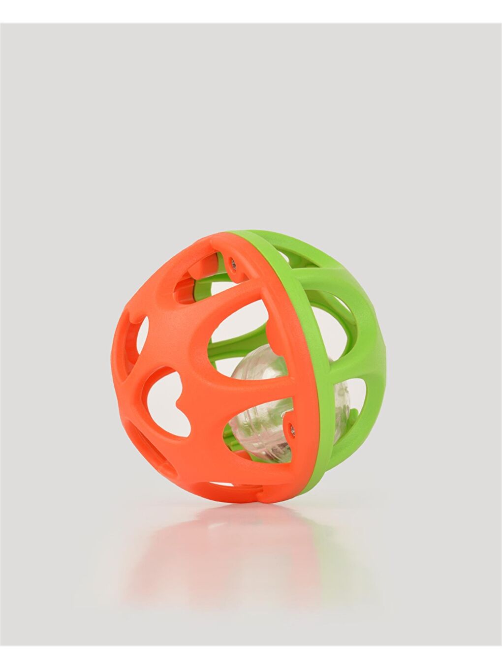 Turuncu Yeşil Neşeli Top Çıngırak-1