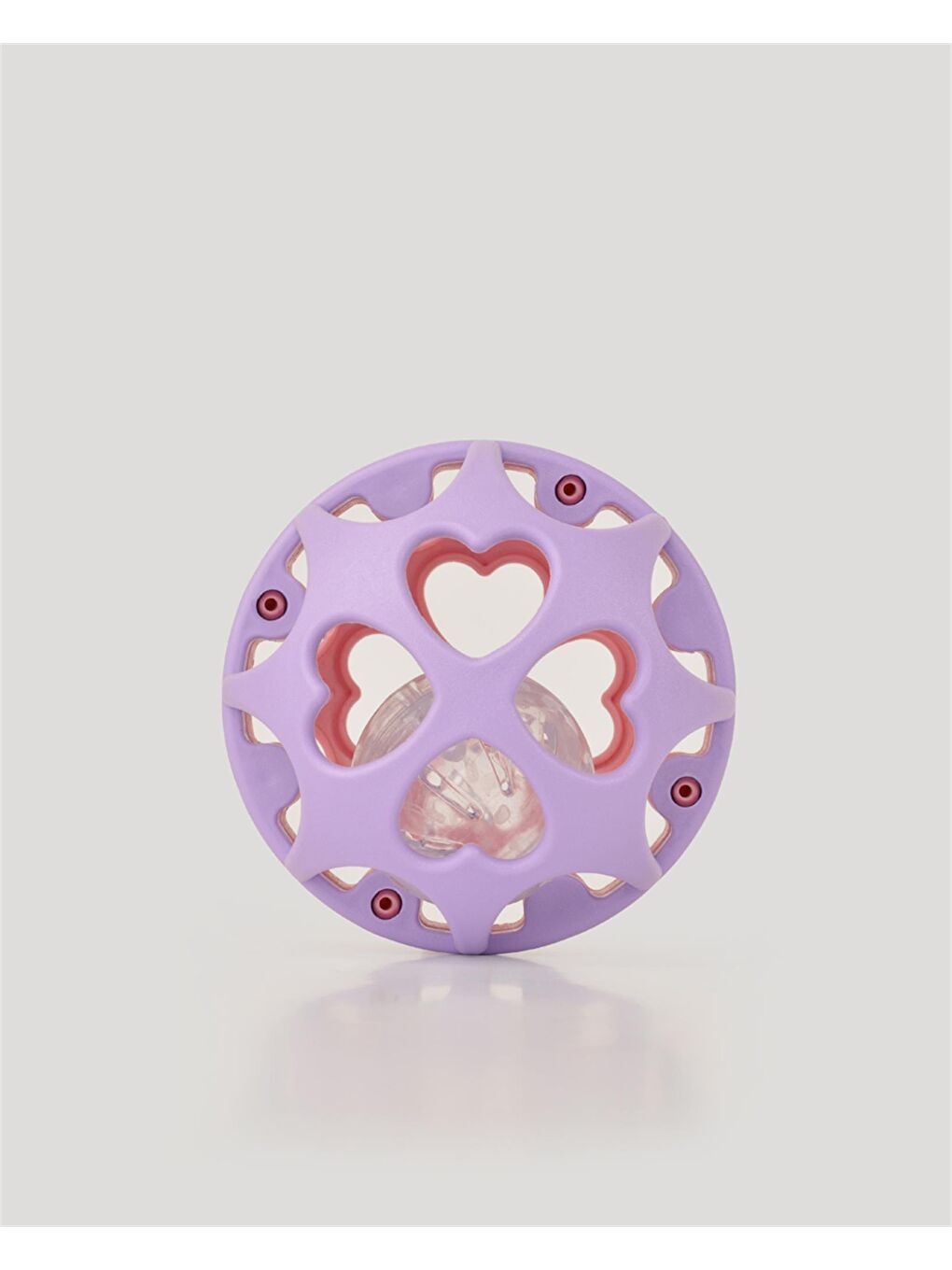 Pembe Lila Neşeli Top Çıngırak