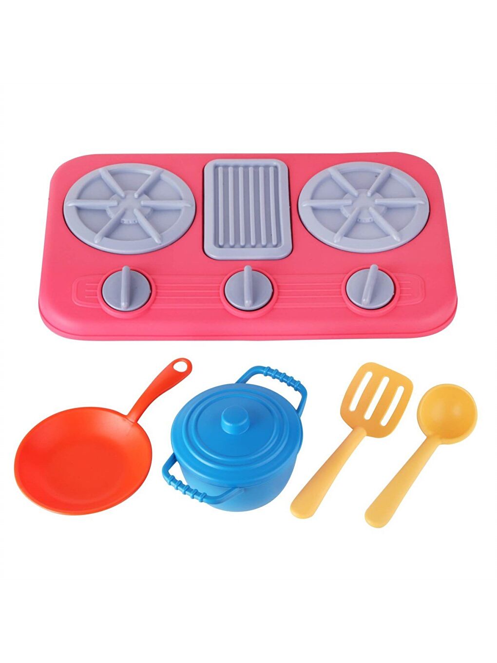 Oyuncak Koyu Pembe Ocaklı Mutfak Seti-4