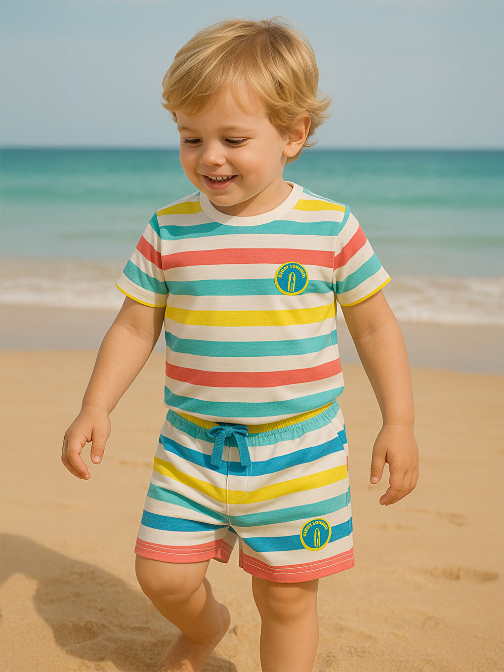 Boys Erkek Çocuk Şort 2-5 Yaş Ekru