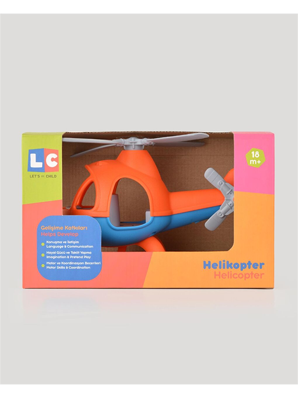 Büyük Helikopter Turuncu-Mavi-8