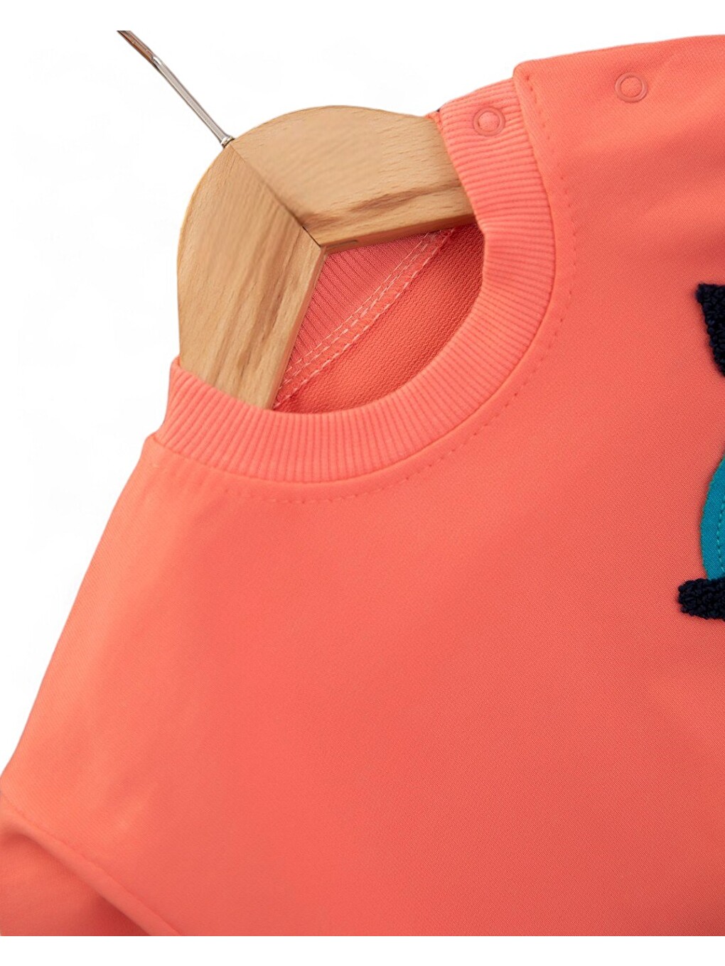 Karışık Erkek Bebek Mevsimlik Martı Nakışlı Sweatshirt, Çizgili Pantalonlu 2'li Alt Üst Takım-2