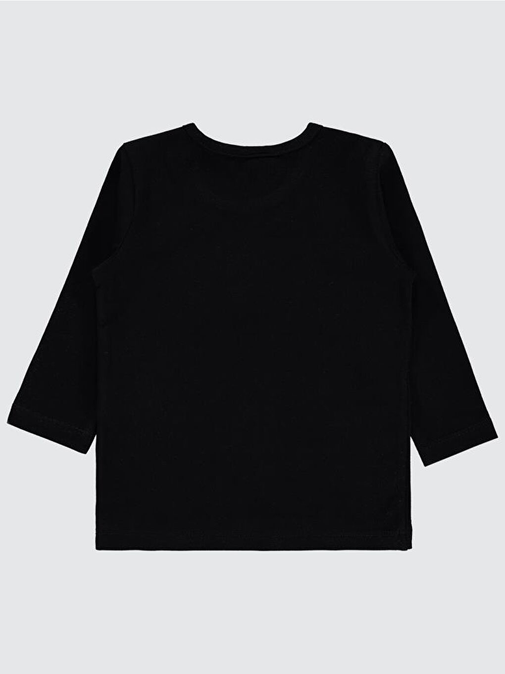 Baby Basic 6-18 Ay Sweatshirt - Siyah 9-12 Ay-1