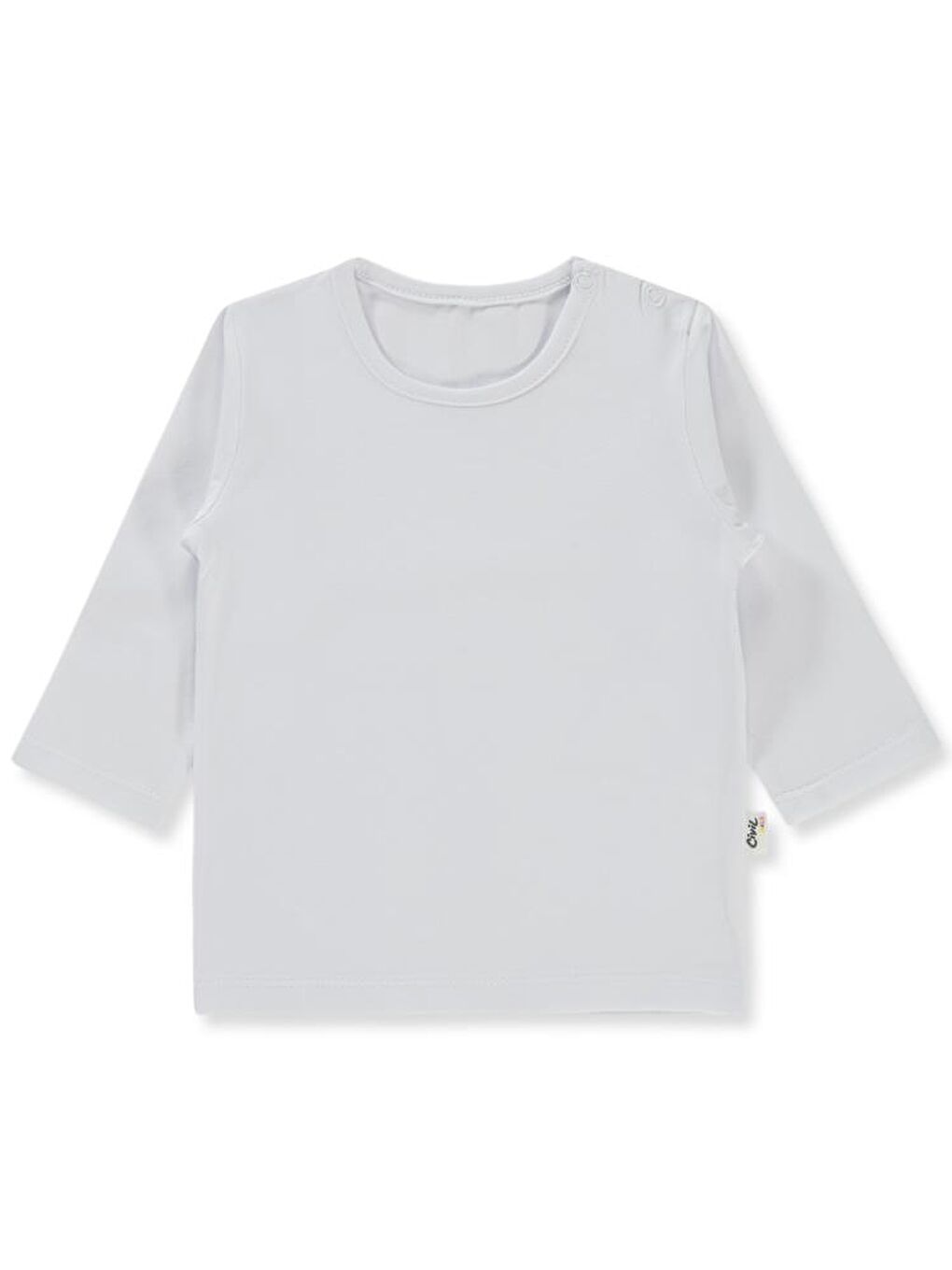 Baby Basic 6-18 Ay Sweatshirt - Beyaz 12-18 Ay