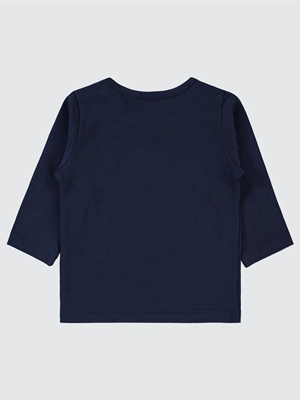 Baby Basic 6-18 Ay Sweatshirt - Lacivert 9-12 Ay-2