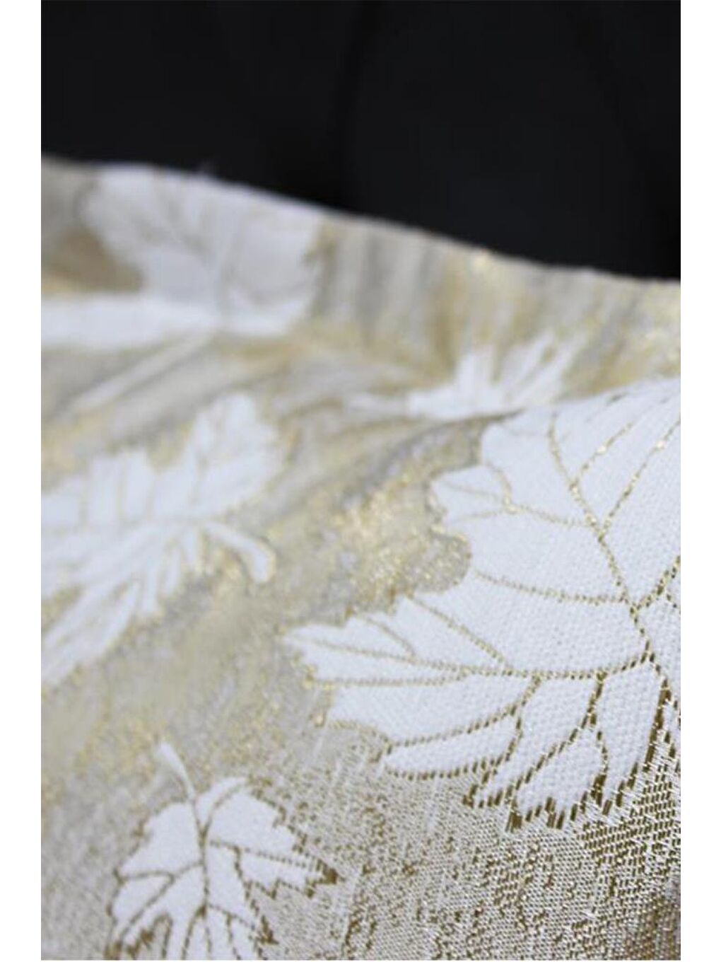 Karışık Çınar Tek Kişilik Jakarlı Yatak Örtüsü Gold-2