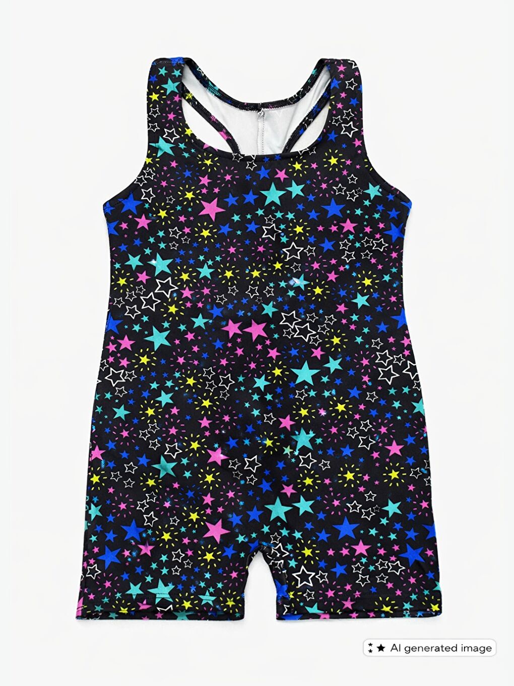 Karışık Kız Çocuk Yüzücü Tulum Mayo 5-15 Yaş 11821