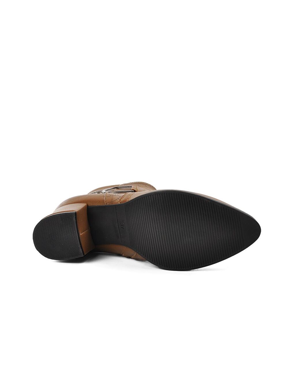 Bej 530 Vizon Kadın Topuklu Bot-4