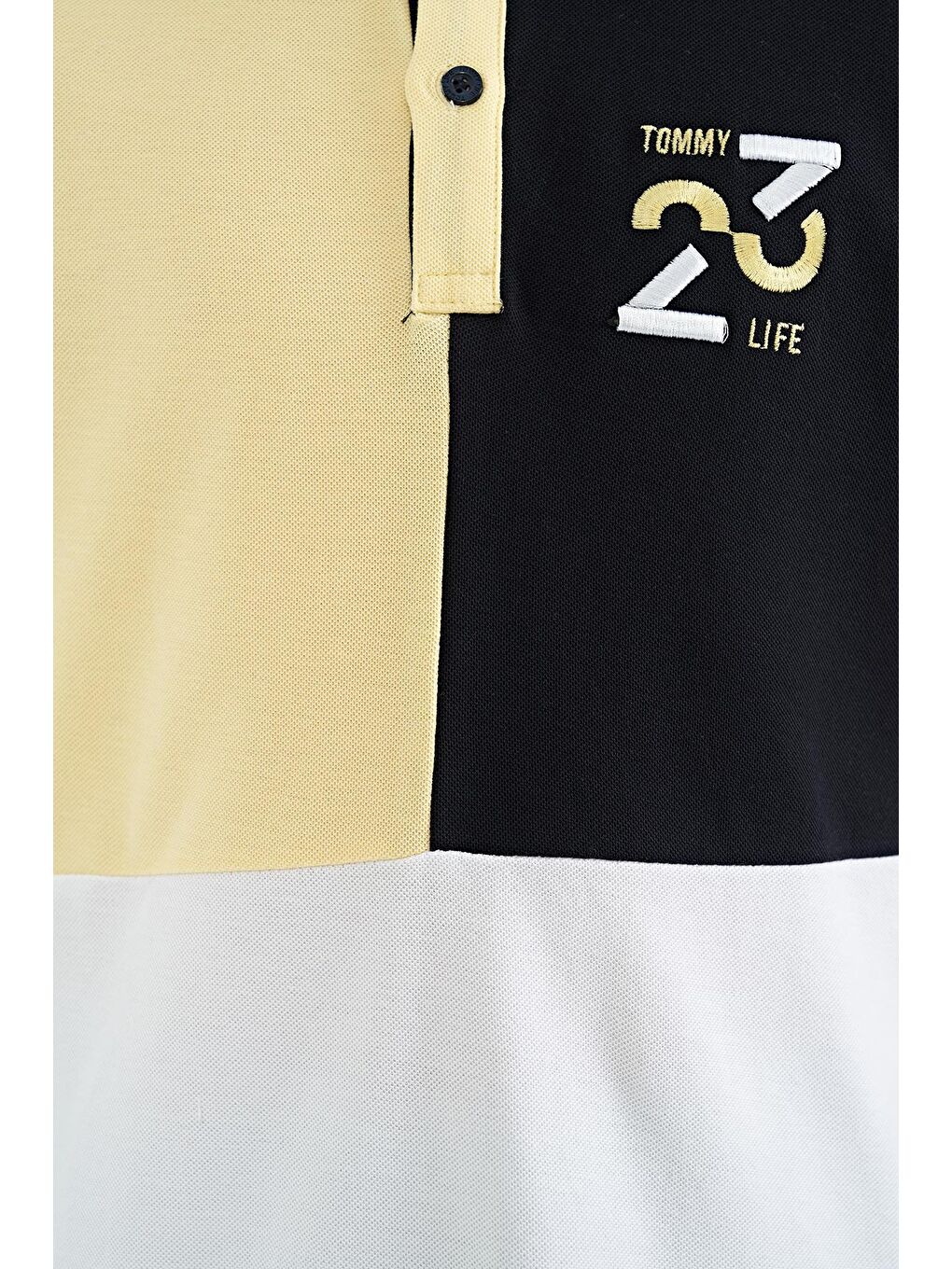 TOMMYLIFE Lacivert Renk Bloklu Nakış Detaylı Standart Kalıp Polo Yaka Erkek Çocuk T-Shirt - 11108 - 2