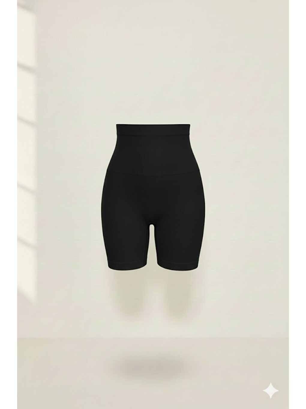 C12063 Yüksek Bel Popo Açık Korse Siyah