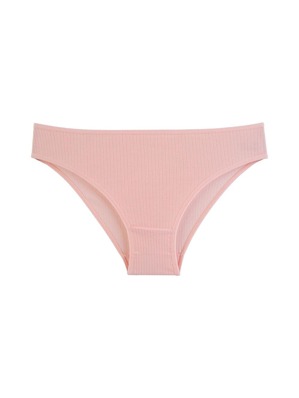 Kadın Külot 5 Li Paket Elastanlı Fitilli Pamuklu Kaşkorse Lila-2